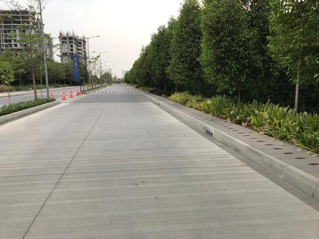 Industrial floor example — GFRP